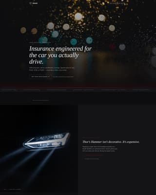 Shield - Precision Volvoinsurance Landing Page Template