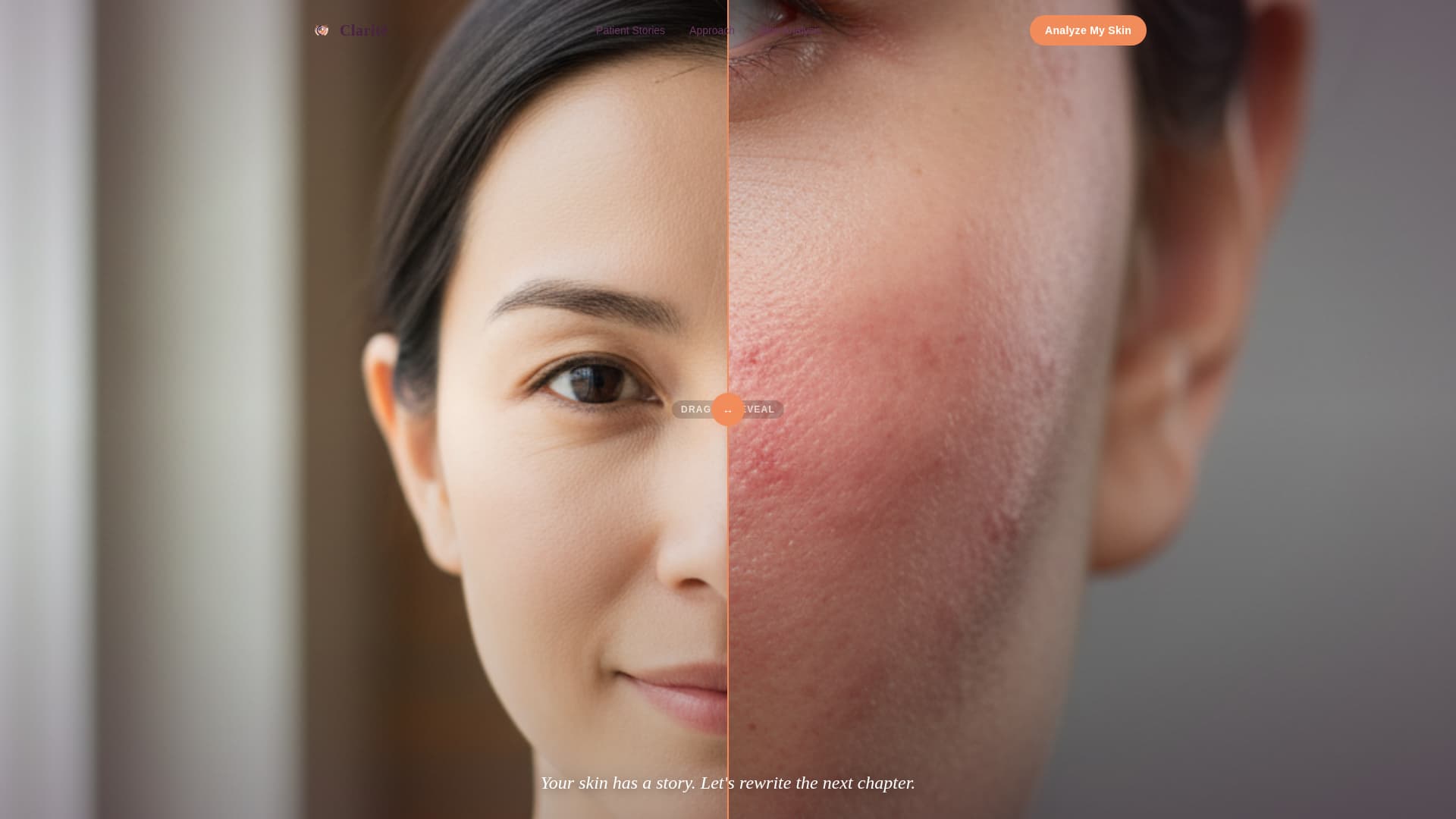 Clarit - Transformative Dermatologist Landing Page Template