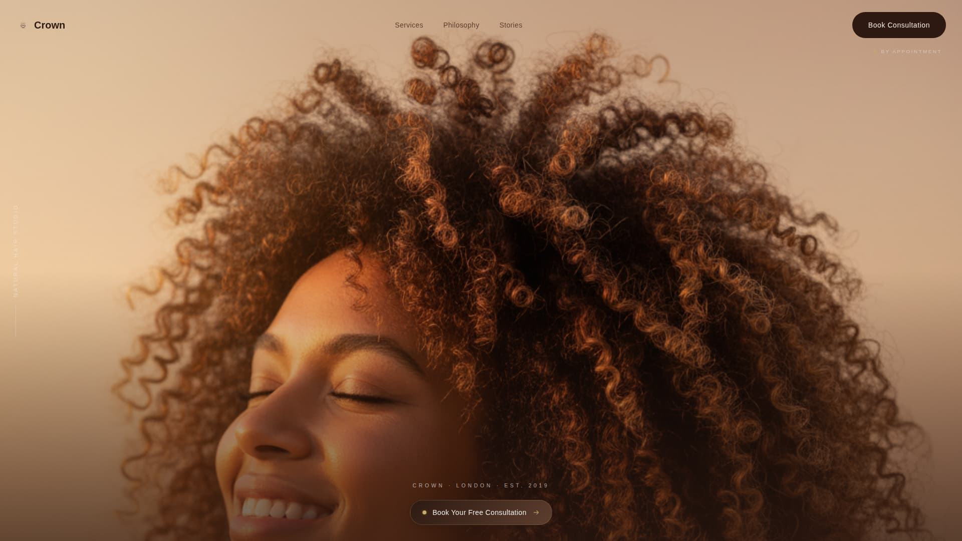 Crown - Luxe Afrohair Landing Page Template