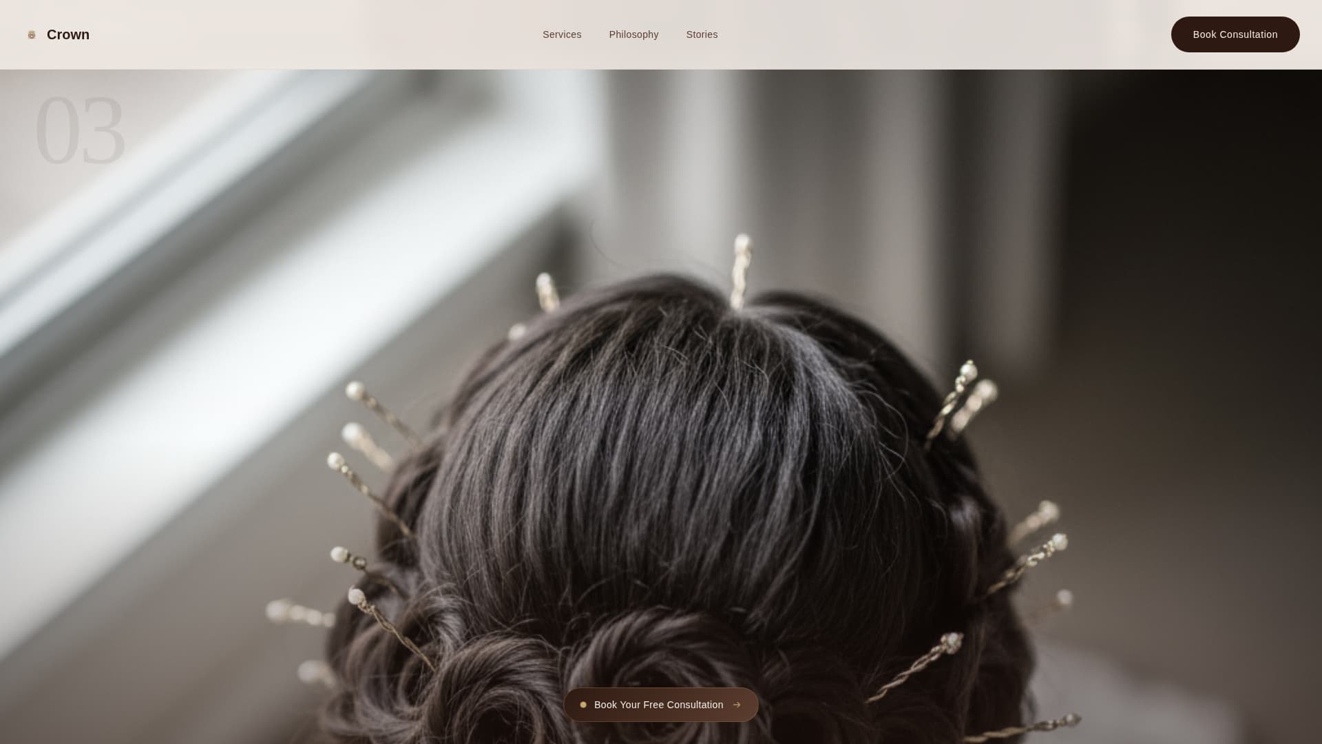 Crown - Luxe Afrohair Landing Page Template