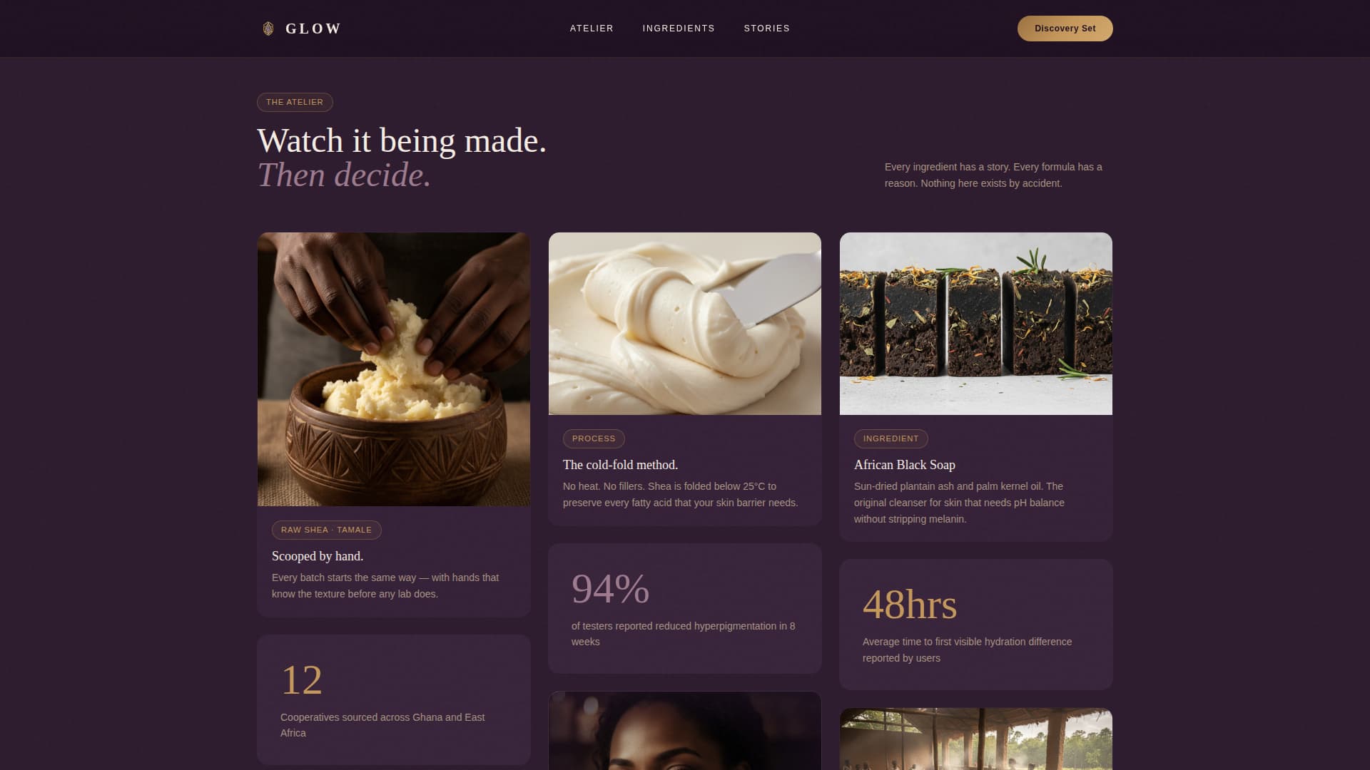 Glow - Luxurious Skincare Landing Page Template