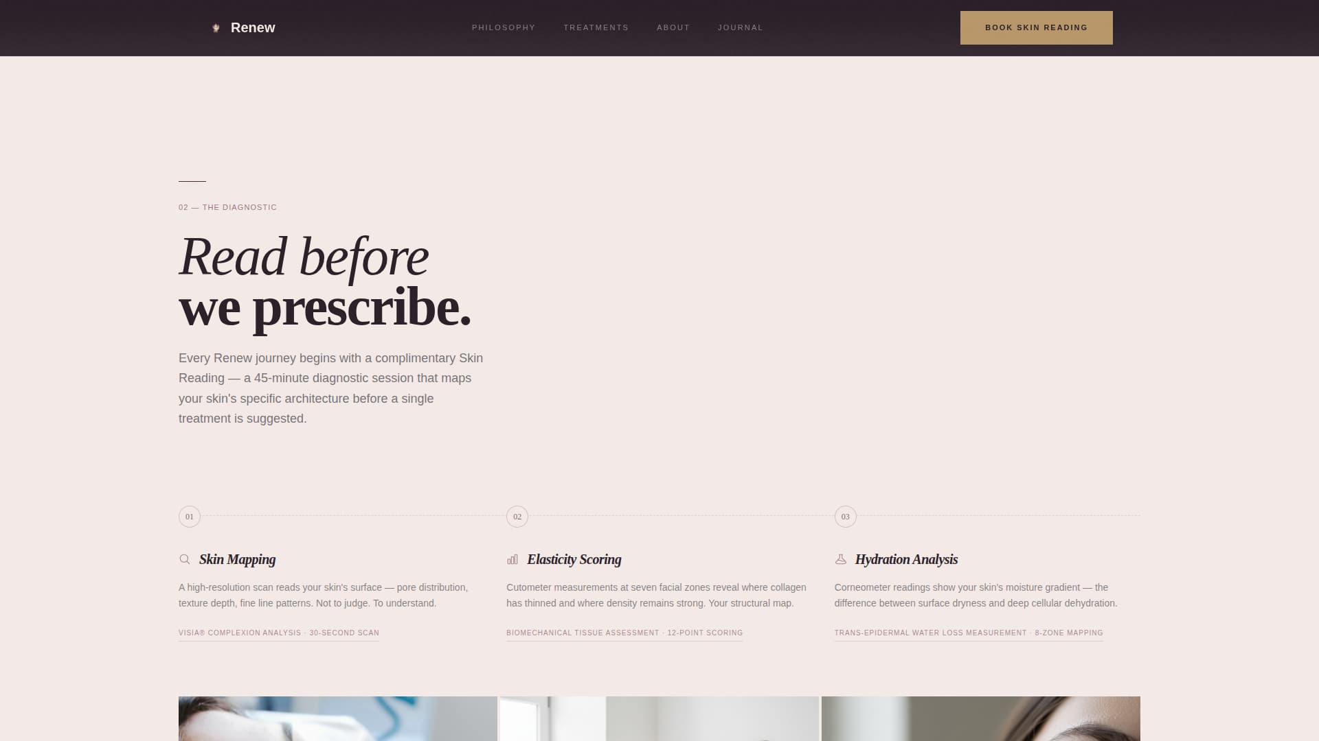 Renew - Luxurious Antiaging Landing Page Template