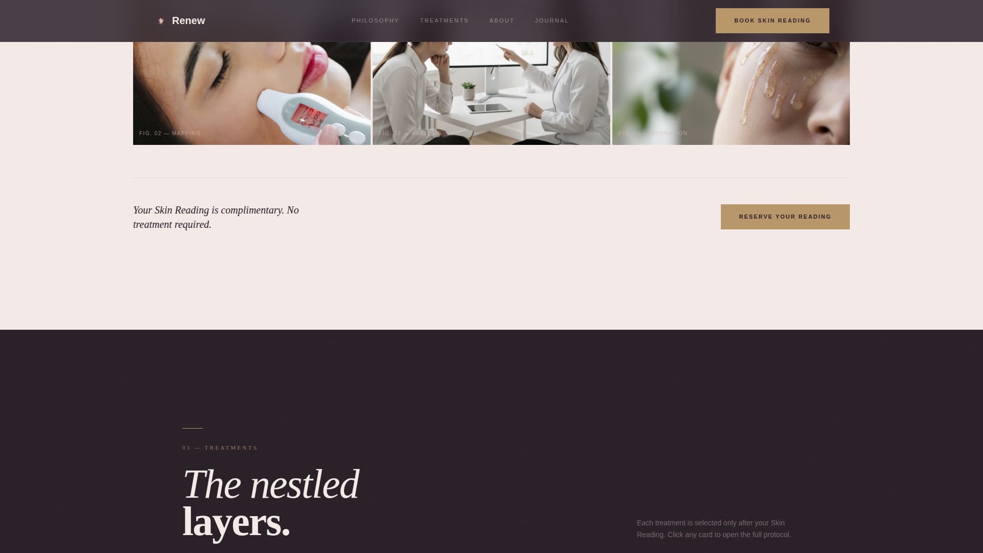 Renew - Luxurious Antiaging Landing Page Template