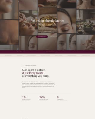 Dosha - Luxe Ayurvedic Landing Page Template