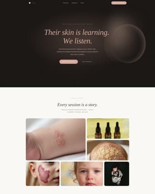 Petal - Luxe Aesthetician Landing Page Template
