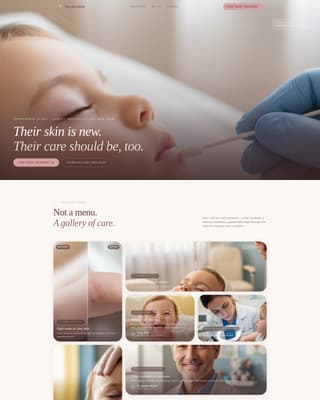 Tenderskin - Gentle Pediatricskincare Landing Page Template