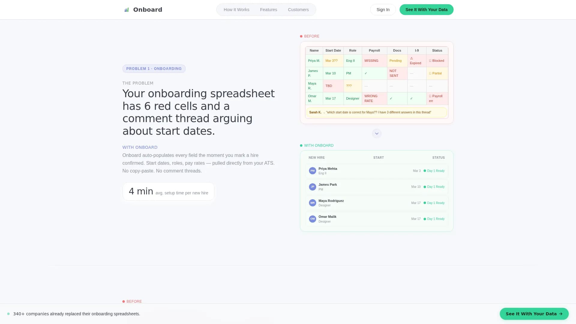 Onboard - Seamless HR Landing Page Template