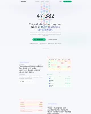 Onboard - Seamless HR Landing Page Template