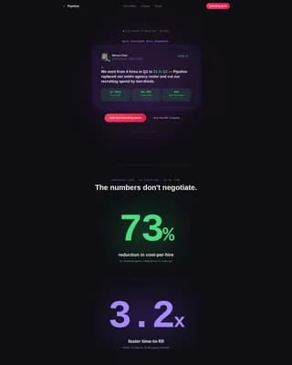 Pipeline - Startup RPO Landing page Template