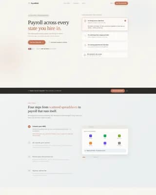 Payroll - Software Provider Landing page Template