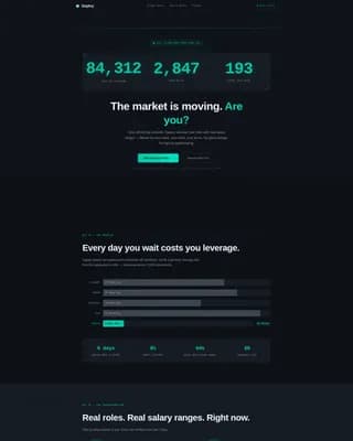 Deploy - Tech Job Board Landing page Template