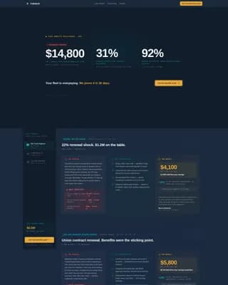 Catalyst - Transportation Consulting Landing page Template