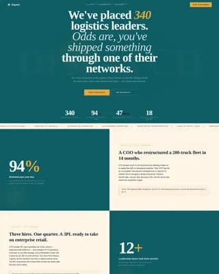 Dispatch - Executive Search Landing page Template
