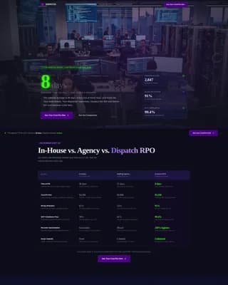Dispatch - Recruitment Services Landing page Template