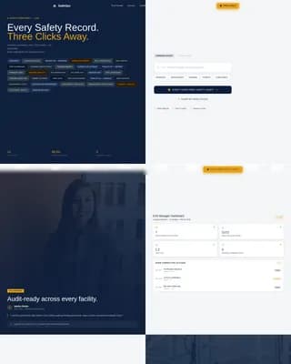 SafeOps - Safety Software Landing page Template