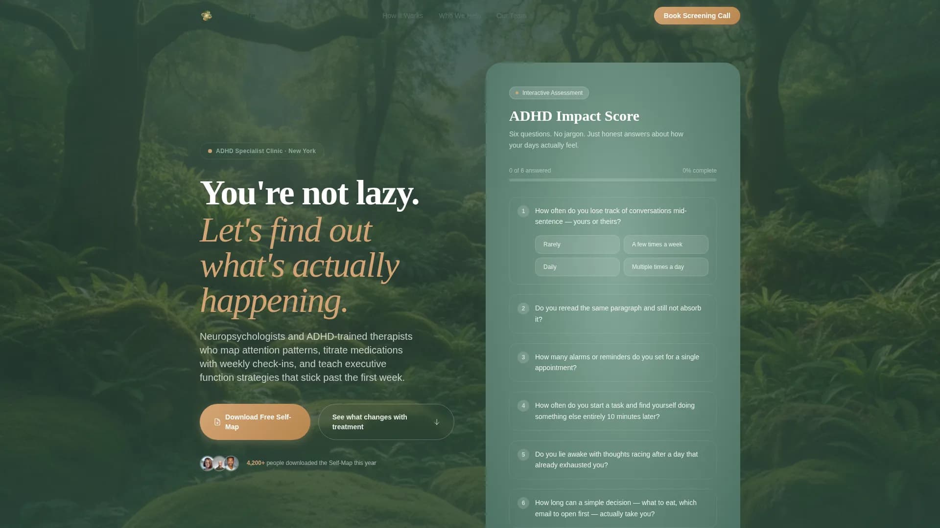 Calibrate - Specialist Clinic Landing page Template