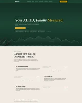 Monitor - Biosensor Platform Landing page Template