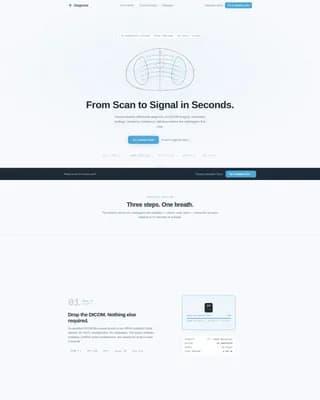 Diagnose - Medical Imaging Landing page Template