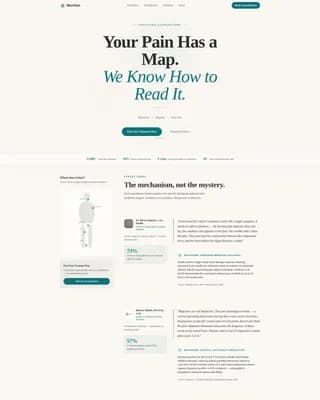Meridian - Pain Clinic Landing page Template