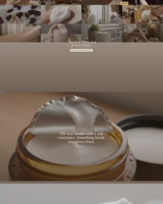 Velvet - Sensory Bodycare Landing Page Template