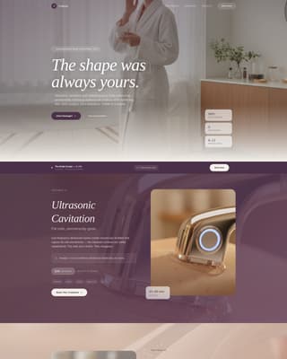 Contour - Transformative Bodysculpting Landing Page Template