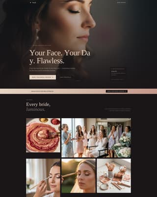 Veil - Luxe Bridal Landing Page Template