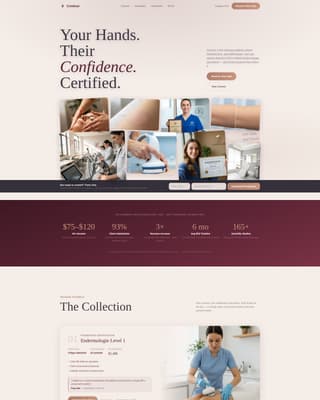 Contour - Luxurious Endermologie Landing Page Template