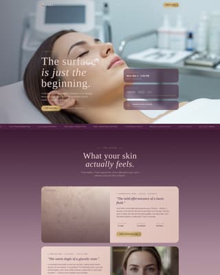 Peel - Luxurious Chemicalpeel Landing Page Template
