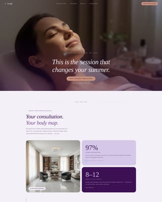 Sculpt - Luxe Coolsculpting Landing Page Template