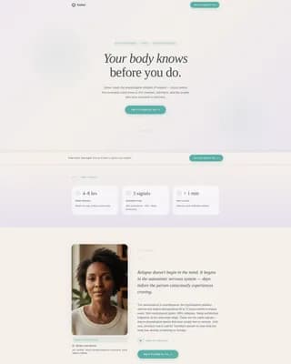 Sober - Detection Device Landing Page Template