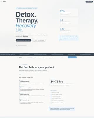 Sober - Rehabilitation Center Landing page Template