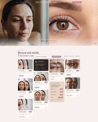 Blink - Transformative Blepharoplasty Landing Page Template
