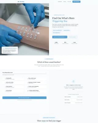Clarity - Allergy Clinic Landing Page Template
