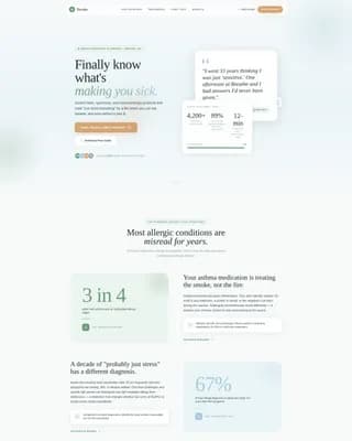 Symptom - Patient Education Landing Page Template