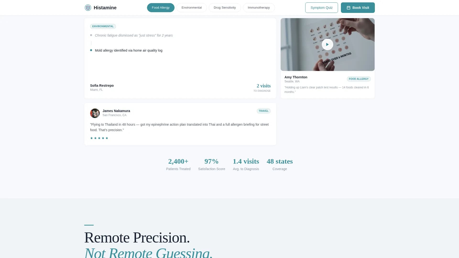 Clarity - Virtual Clinic Landing Page Template
