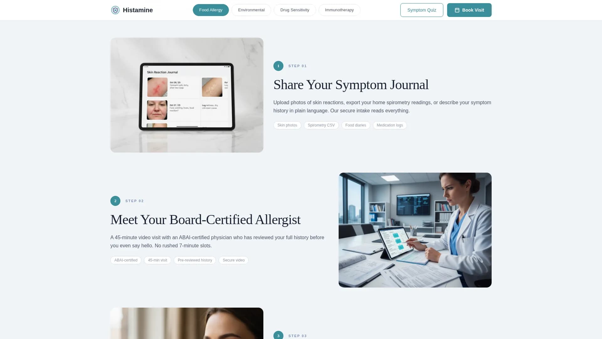 Clarity - Virtual Clinic Landing Page Template