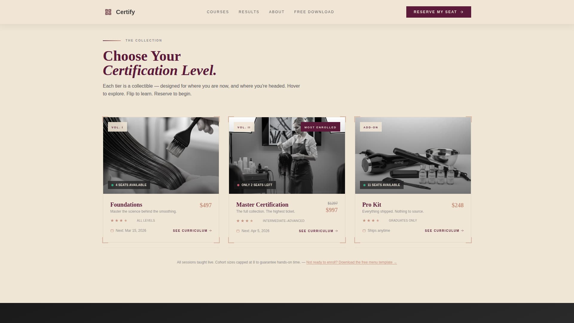 Hair - Premium Botox Landing Page Template