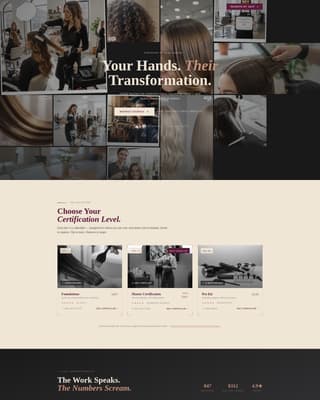 Hair - Premium Botox Landing Page Template