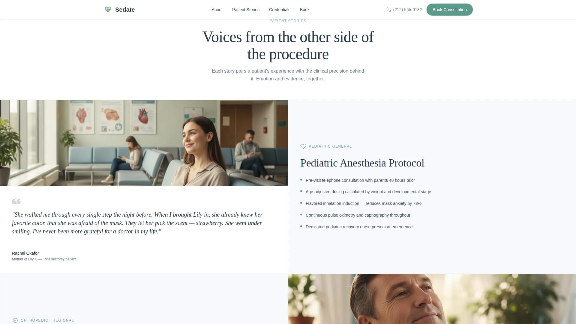 Clarity - Anesthesia Consulting Landing Page Template