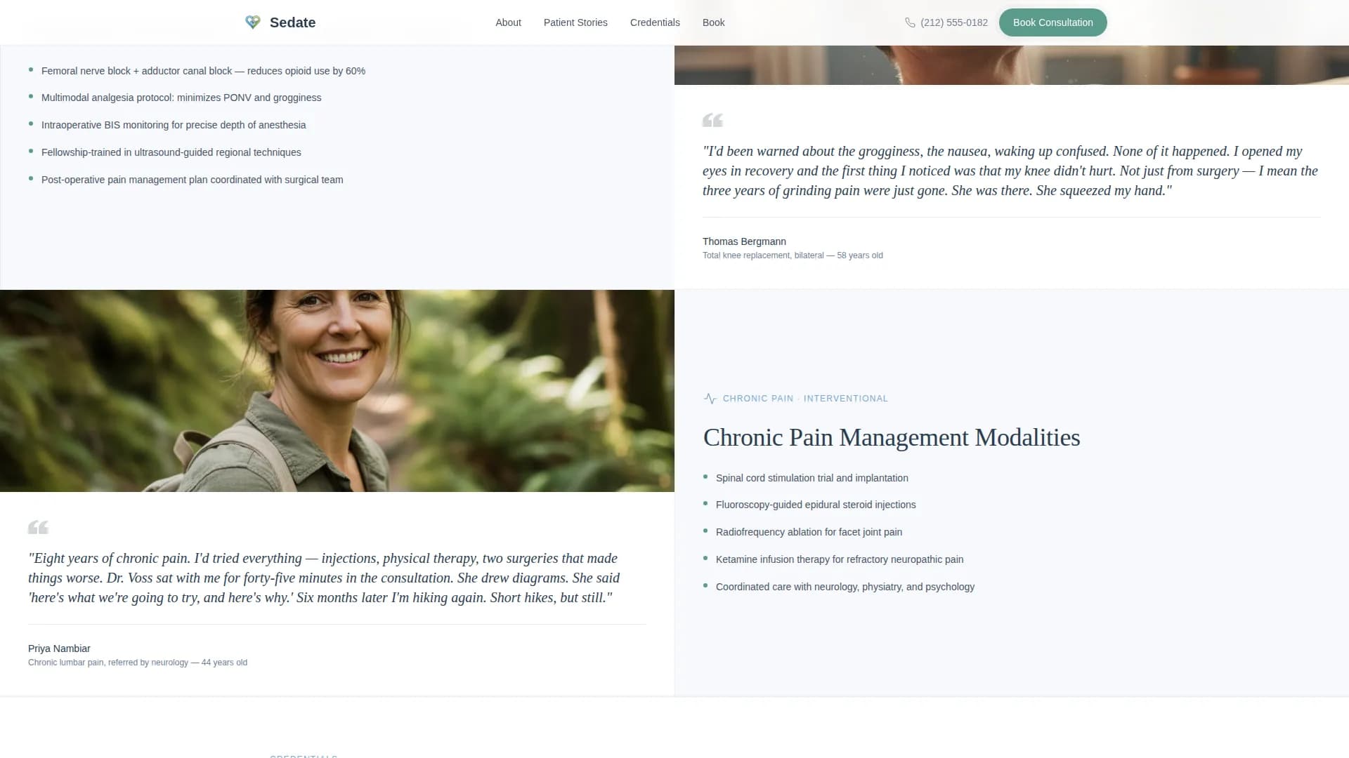 Clarity - Anesthesia Consulting Landing Page Template
