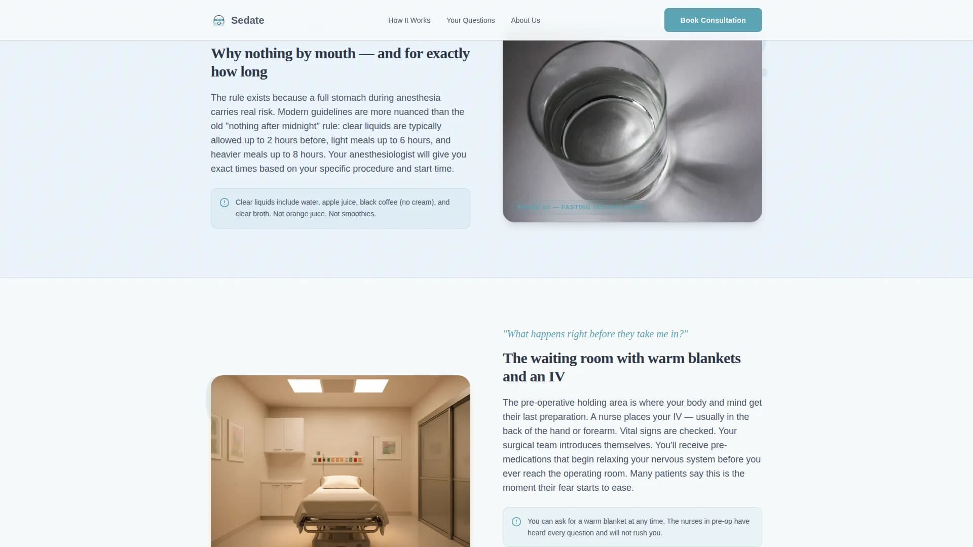 Sedate - Anesthesia Education Landing Page Template