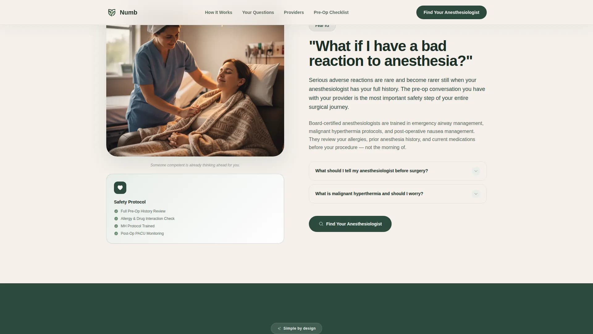 Numb - Provider Directory Landing page Template