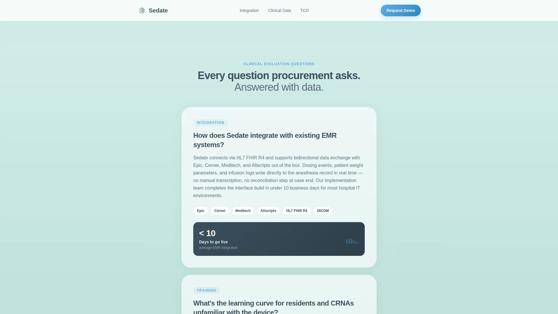 Anesthesiology Medicine FAQ Website Template