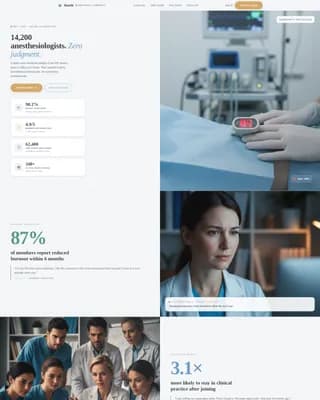 Numb - Support Community Landing Page Template