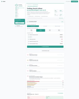 Anesthesiology Medicine Cost Calculator Website Template