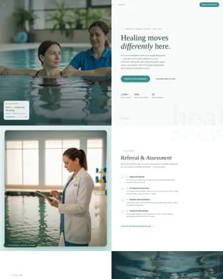 Immerse - Therapy Center Landing Page Template