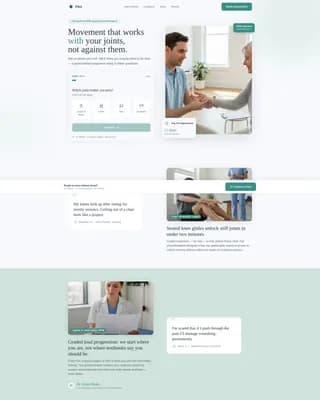 Flex - Exercise Program Landing page Template