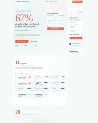 Breathe - Nutrition Program Landing Page Template