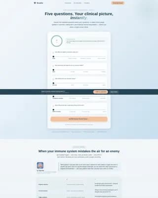 Breathe - Specialist Clinic Landing Page Template