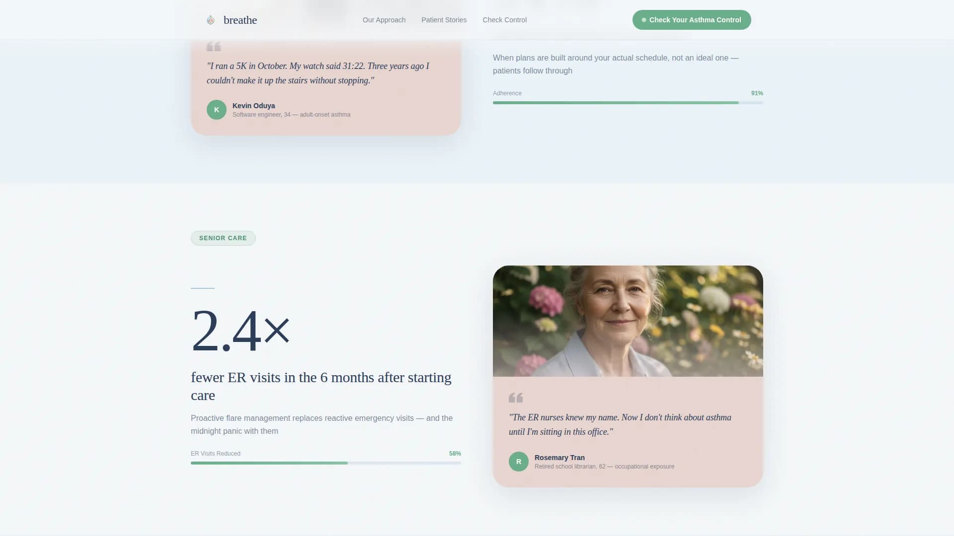 Control - Treatment Center Landing page Template